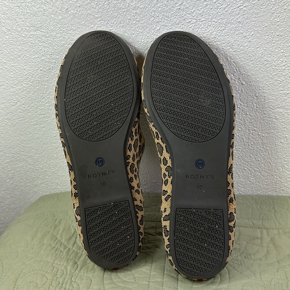 Rothy's The Flat Spotted Leopard Womens 10 Shoes Tan Brown - Picture 7 of 8